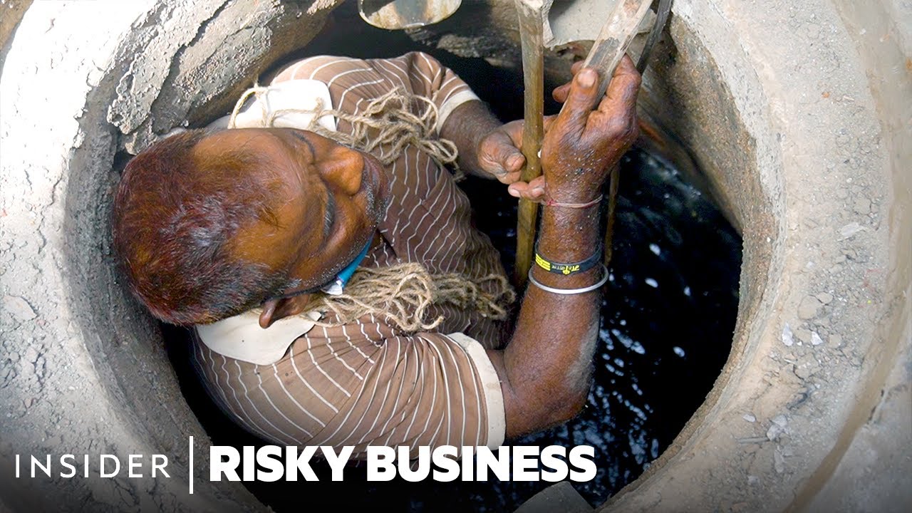 How Sewer Diving Became One Of The Most Dangerous Jobs In India and Pakistan | Risky Business