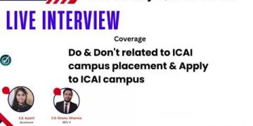 Campus & other Interview Preparation For Newly Qualified CA May 2024