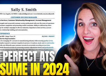 THE PERFECT RESUME TO BEAT THE ATS IN 2024 | FREE TEMPLATE INSIDE!