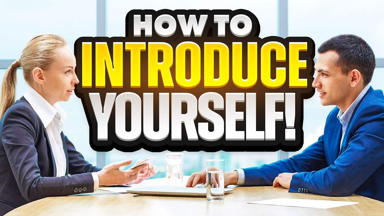HOW TO INTRODUCE YOURSELF IN AN INTERVIEW! (Job Interview Questions & Answers) INTERVIEW TIPS!