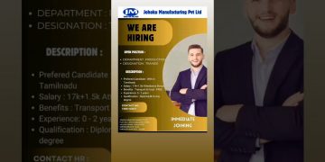 #manufacturing#industry#hiring#latest#job#production#trainee#engineering#chennai#diplomajobs#diploma