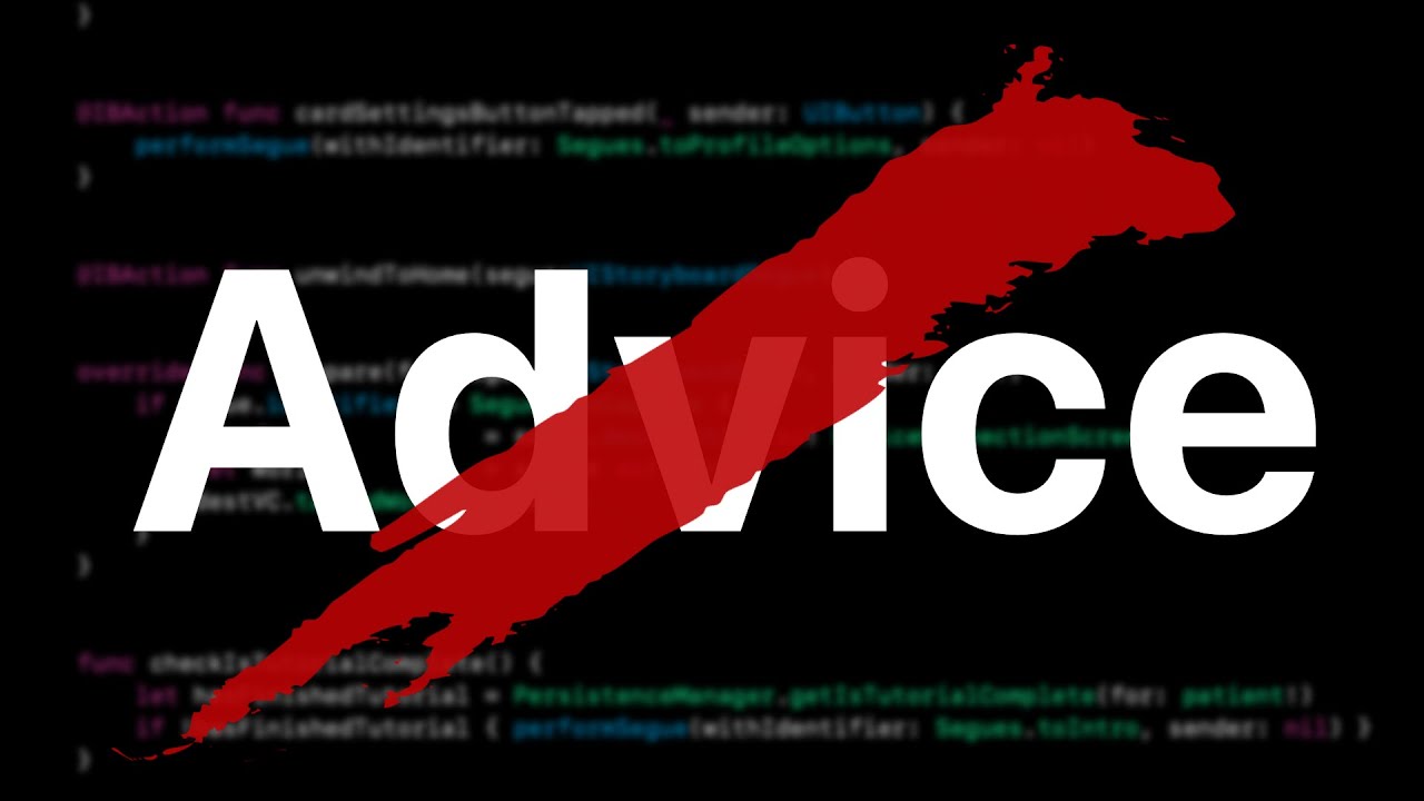 Software Developer Career Advice Sucks