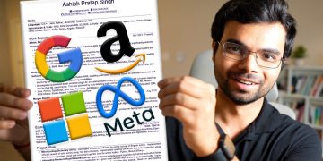 My Resume That Got Selected at GOOGLE, AMAZON, MICROSOFT & META