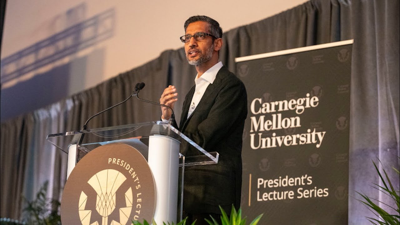 CMU President's Lecture Series with Sundar Pichai