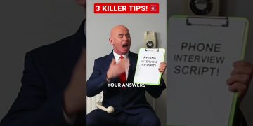 3 PHONE INTERVIEW TIPS! (HOW TO PASS A PHONE INTERVIEW!) #shorts