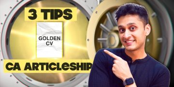 3 Tips For CA Articleship CV | CA Articleship | CA Rohan Gupta