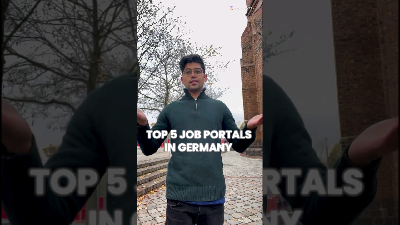 Top 5 Job Portals in Germany by Nikhilesh Dhure. #shorts #germany #studyingermany #msingermany