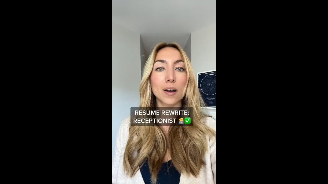 Resume tips for receptionists!
