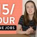 10 Online Jobs That Pay $15/hr or More (for Students in 2023)