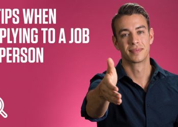4 tips when applying to a job in person