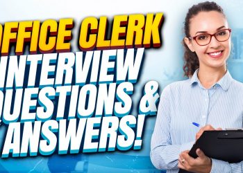 OFFICE CLERK Interview Questions & Answers! (How to Pass an Office Clerk Job Interview!)