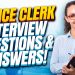 OFFICE CLERK Interview Questions & Answers! (How to Pass an Office Clerk Job Interview!)