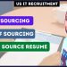 What is Sourcing | Types of Sourcing | Ways of Sourcing | US IT Recruitment | usitrecruit