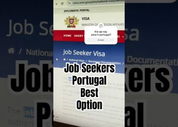 How to apply job seeker visa Portugal from saudi arabia | Portugal job seeker