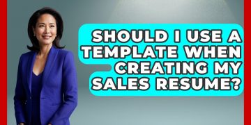 Should I Use A Template When Creating My Sales Resume? – Job Success Network
