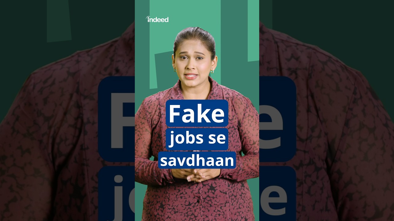How To Identify Fake Jobs on Indeed – Indeed Jobs Fake or Real – Indeed India #shorts