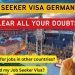 Job Seeker Visa Germany 2024 – get all your doubts cleared in one video