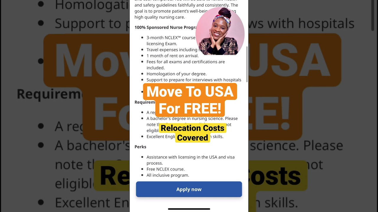 FREE Relocation To USA !!! Visa Sponsorship Jobs For Overseas Workers #chiondemand #visasponsorship