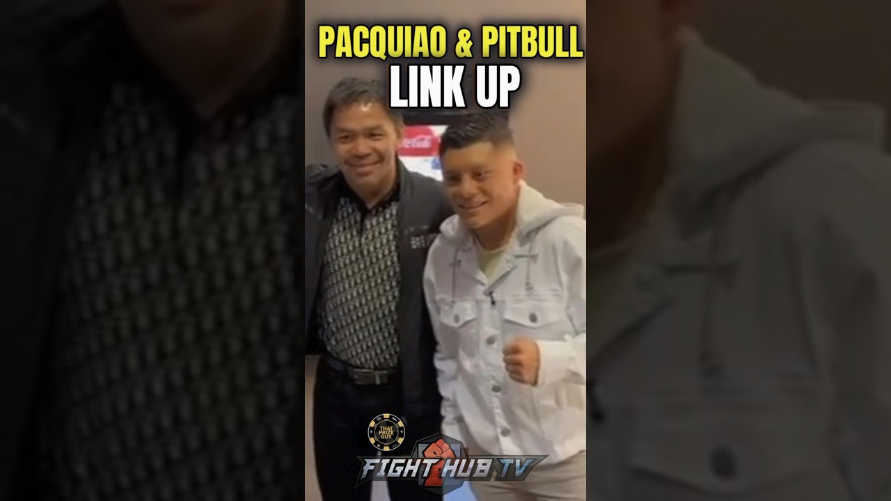 Isaac Cruz LINKS UP with Pacquiao & gets advice on his career!