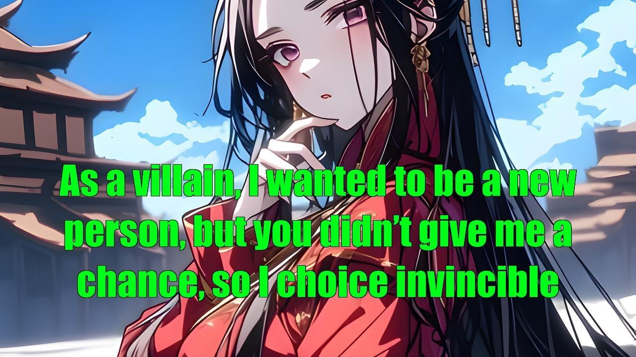 As a villain, I wanted to be a new person, but you didn’t give me a chance