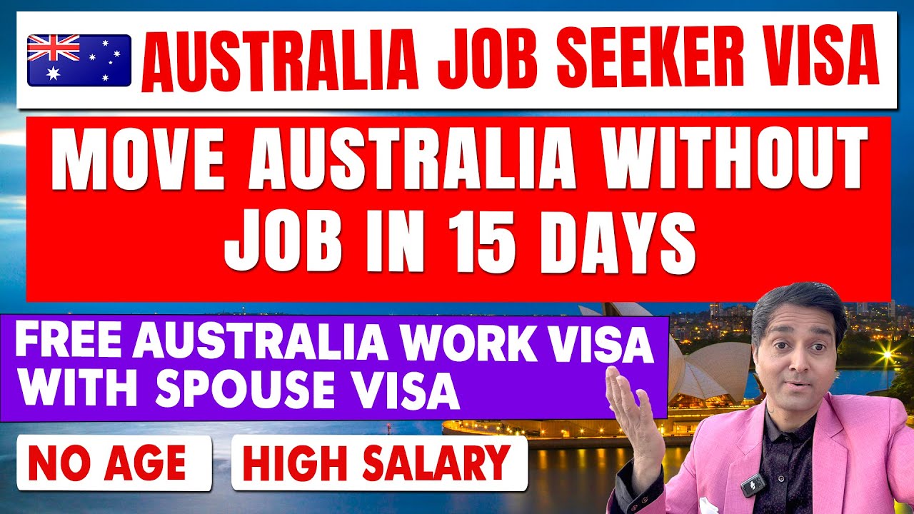 Australia Job Seeker Visa Process | Move Australia Without Job in 15 Days | Free Work Visa | New Law