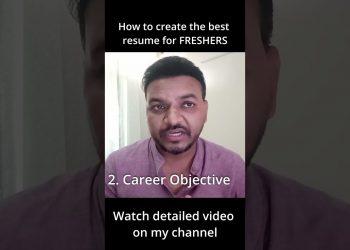 How to make BEST RESUME for FRESHERS #fresherjobs #resumewriting #freshers #hacks #careergrowth