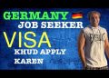 GERMANY JOB SEEKER VISA KHUD APPLY WITH JOHN SHAQI ON LAPTOPN STEP BY STEP NEW GERMANY VISA