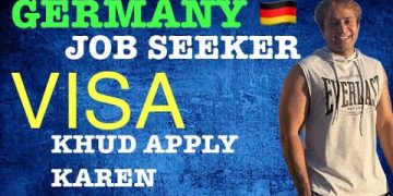 GERMANY JOB SEEKER VISA KHUD APPLY WITH JOHN SHAQI ON LAPTOPN STEP BY STEP NEW GERMANY VISA