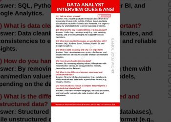 Data Analyst Interview Questions and Answers