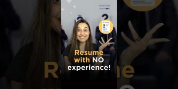 Resume with no work experience!  #shorts