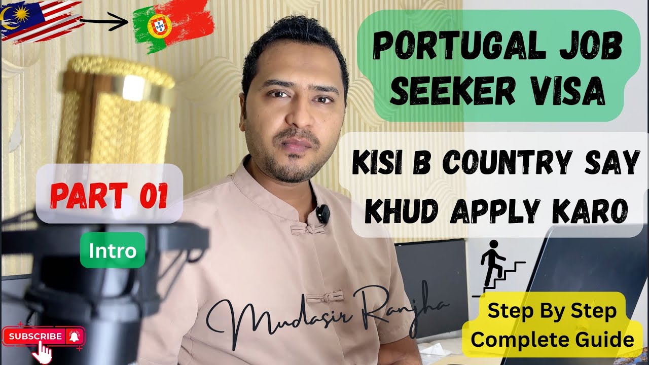 How To Apply Portugal Job Seeker Visa Part 1 #jinahent #portugaljobseekervisa #portugal #malaysia