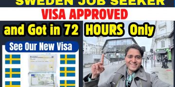 Sweden Job Seeker Visa Approved and Got in 72 Hours Only | New Work Visa Accepted | Full Process sw