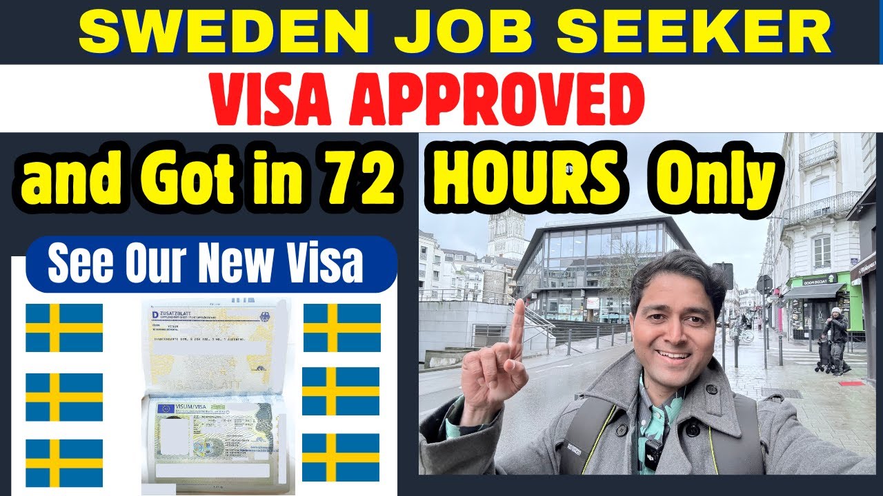 Sweden Job Seeker Visa Approved and Got in 72 Hours Only | New Work Visa Accepted | Full Process sw