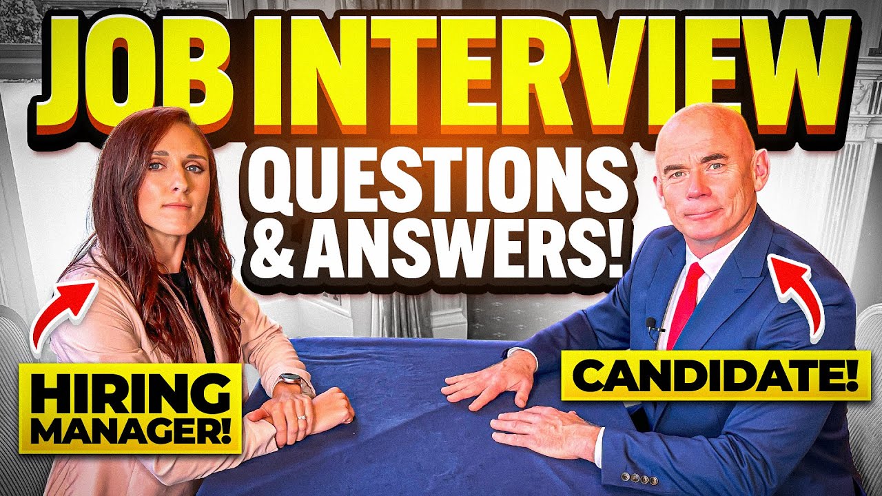 TOP 21 INTERVIEW QUESTIONS & ANSWERS! (How to PASS a JOB INTERVIEW!) Interview Tips!
