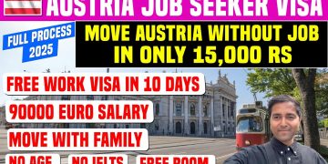 Austria Job Seeker Visa | 90000 Euro Salary | Free Work Visa | Move Austria without Job | Free House