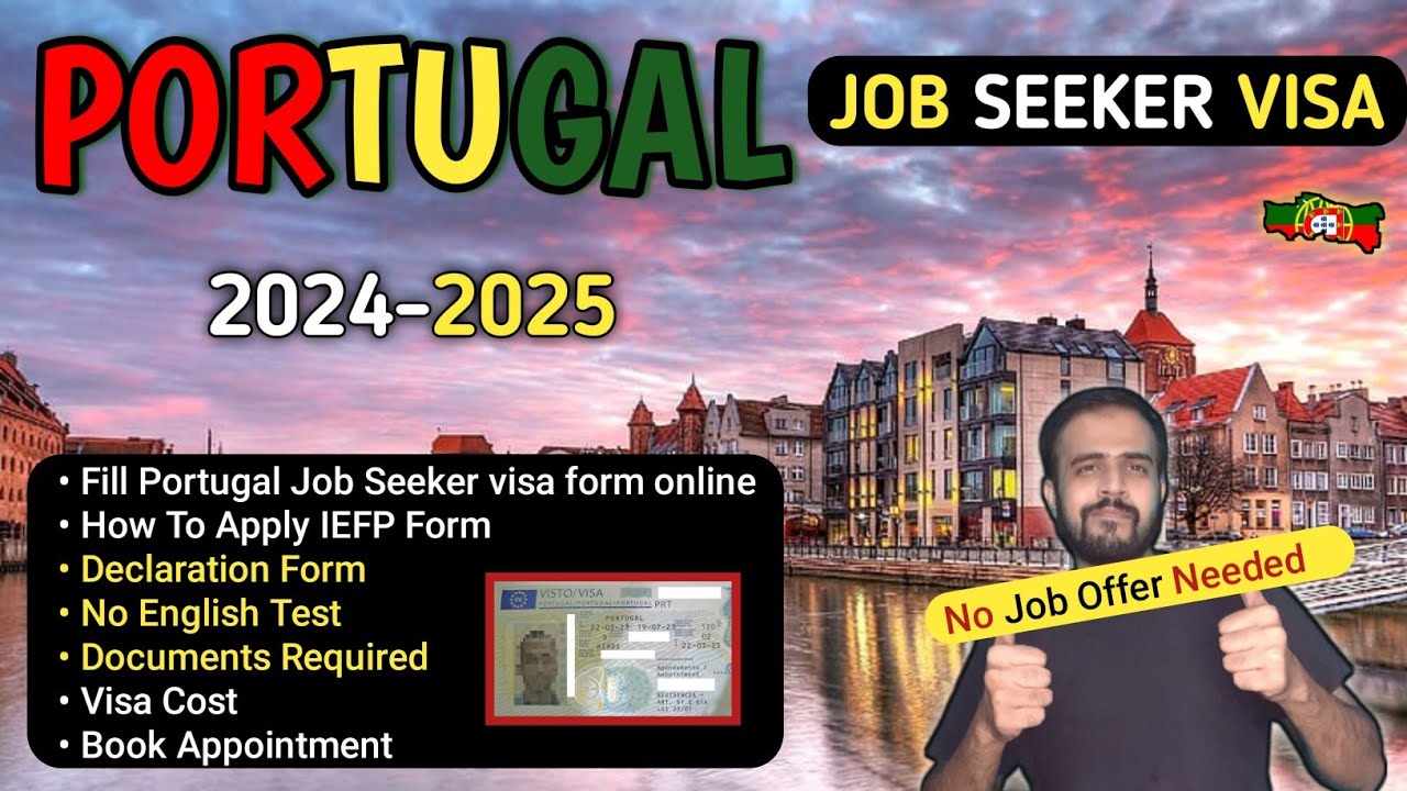 Portugal job seeker visa | Portugal job seeker visa kaise apply karen | portugal Free visa