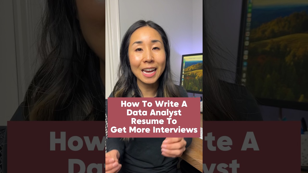 How To Write A Data Analyst Resume To Get More Interviews