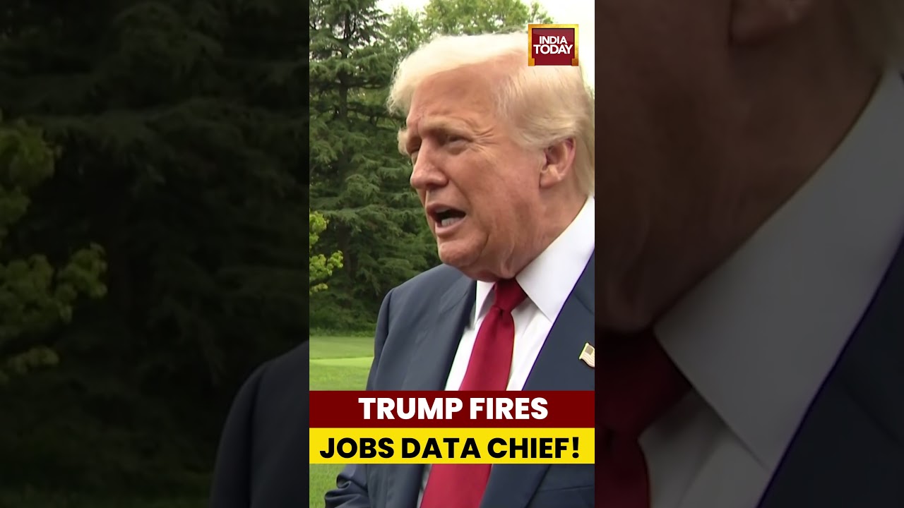 Trump Removes Jobs Data Official After Poor Employment Report #donaldtrump  #trump