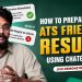 ChatGPT Resume Hack: Write a Killer, ATS-Friendly Resume (Step-by-Step Tutorial)