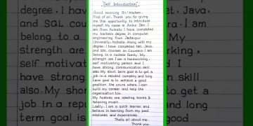 How to introduce yourself in english|| introduce yourself in interview|self introduction in english