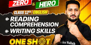 JKBOSE Class 12th English | Reading Comprehension, Writing Skills | ONE-SHOT | JKBOSE Wallah