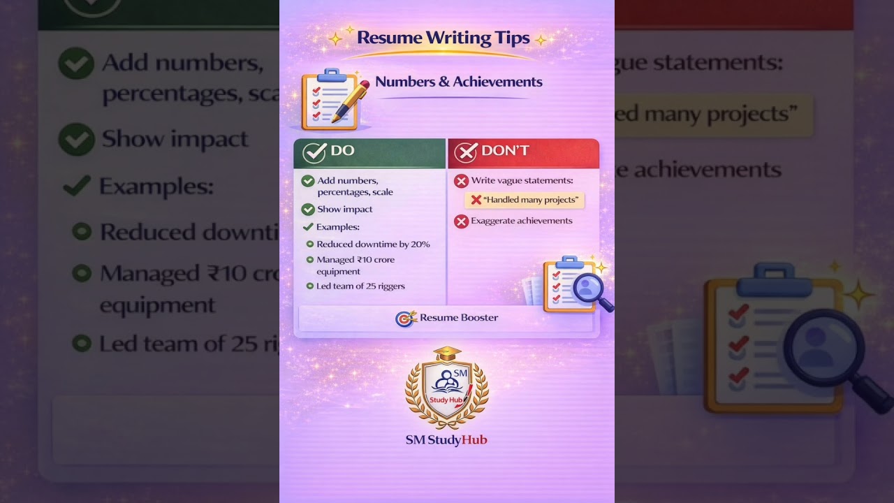 Resume Writing Tips That Get You Interviews | ATS-Friendly Resume Course-V6 #shorts #resumewriting