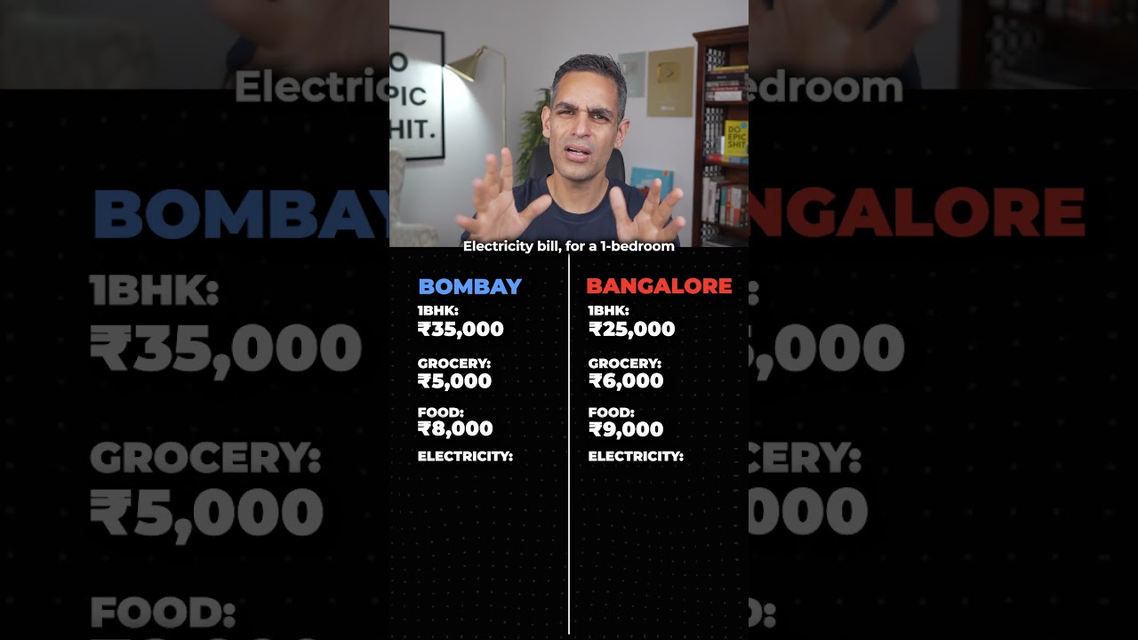 Bombay vs Bangalore! | Ankur Warikoo #shorts