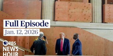PBS News Hour full episode, Jan. 12, 2026