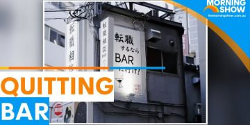 Japan's bar serves career advice with free drinks | Sunrise