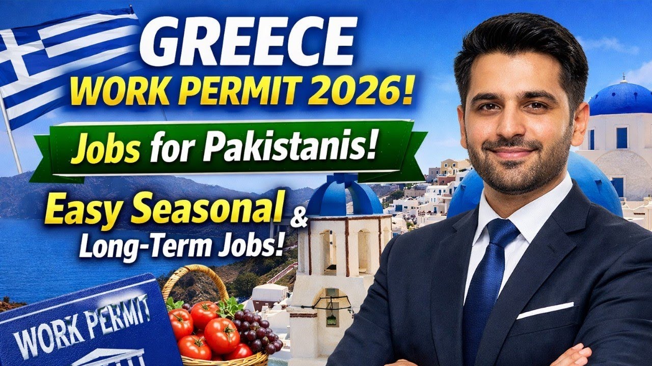 Greece Work Permit 2026 | Easy Seasonal & Long-Term Jobs for Pakistanis | Jobs for Pakistanis