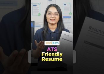How to Write an ATS-Friendly Resume | Optimize for Job Applications #shorts #simplilearn