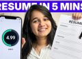 Best Resume for Freshers in 5 Minutes | 100% ATS Friendly CV | Ex Google Employee