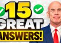 15 MOST IMPORTANT INTERVIEW QUESTIONS & TOP-SCORING ANSWERS!