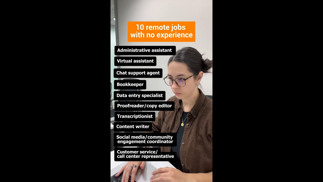 10 remote jobs with no experience